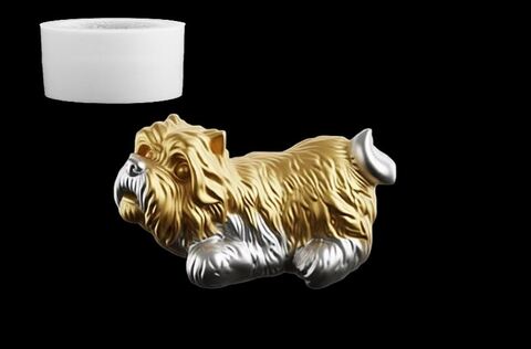 Силиконовый молд Маленькая собачка № 1