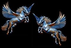 Силиконовые молды № 492 Пегас левый и правый