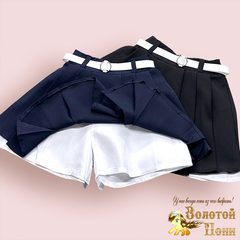 Юбка-шорты девочке (7-11) 260427-G9040