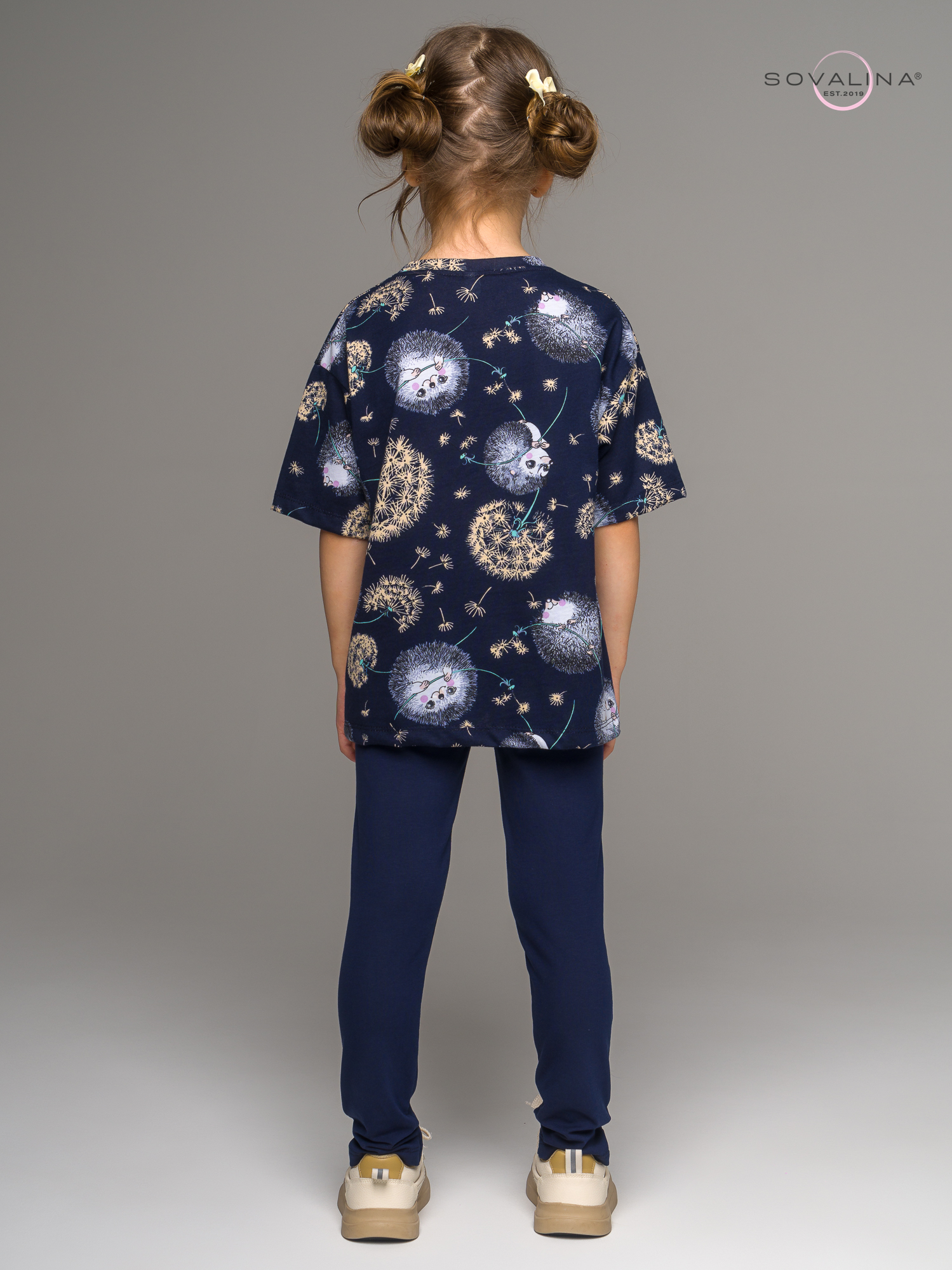 Костюм Мун ежик с одуванчиком-индиго