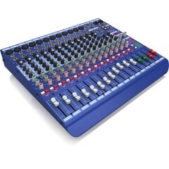 Midas DM16 Аналоговый микшер, 16 каналов, микрофонные и линейные входы, 3-полосный эквалайзер, цвет черный