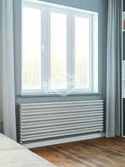 Axxinot Wemar Z 1200 - горизонтальный алюминиевый радиатор шириной 1230 мм
