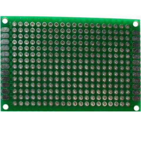 PCB макетная плата 5x7 см (односторонняя)