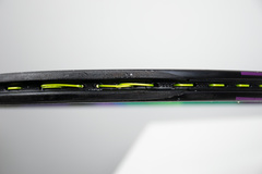 Ракетка теннисная Yonex VCORE Pro 97D (320g) - green/purple + струны + натяжка