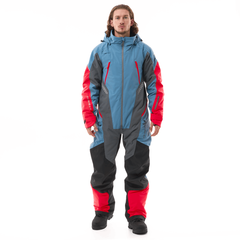 Комбинезон Dragonfly EXTREME 2.0 Man Grey - Blue - Red Утепленный (100)