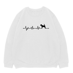 Свитшот "ЭКГ - Джек Рассел в стойке"