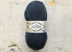 Пряжа ALIZE "Simli Sal". 58 темно-синий