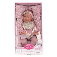 Munecas Antonio Juan Кукла интерактивная Мия Лючия, 42 см, пьет, писает, винил (50162)