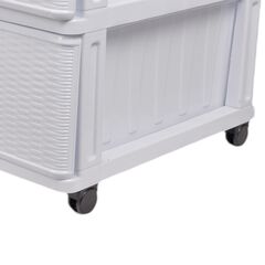 Комод 4 ящика, Дюна, 40х50х94 см, бел, 04014, Dunya Plastik