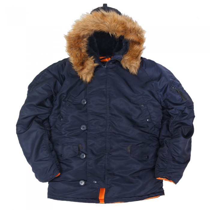 Куртка Аляска  Nord Storm N-3B Regular (синяя - r.blue/orange)