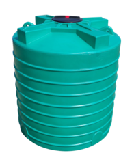Емкость Ц3000 Хромов 3000 л. вертикальный (1620x1620x1770см;зеленый) - арт.560950