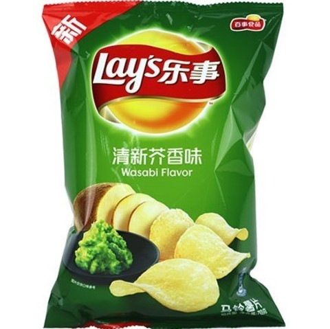 Чипсы Lay's Wasabi Китай 70 гр