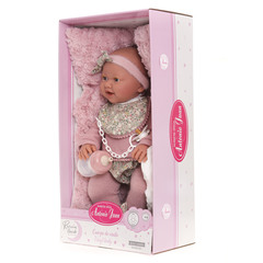 Munecas Antonio Juan Кукла интерактивная Мия Лючия, 42 см, пьет, писает, винил (50162)