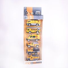 Набор машинок стройка металл в кор 6 шт