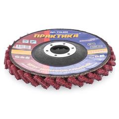 Круг лепестковый полировальный ПРАКТИКА 125 х 22 мм, грубый, войлочный, абразивный (779-219)