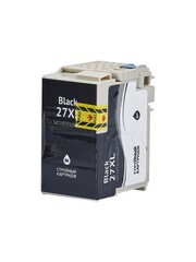 Струйный картридж Sakura C13T27114022 (27XL Black) для Epson WorkForce WF-7110DTW, 7610DWF, 3640DTWF, 7620DTWF, 7210DTW, 7715DWF, 7720DTWF, 7710DWF, пигментный тип чернил, черный, 30 мл., 1100 к.