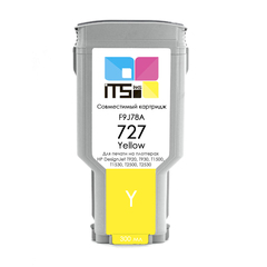 Картридж ITSinks для HP 727, F9J78A, Yellow 300 мл HP DesignJet T920, T930, T1500, T1530, T2500, T2530