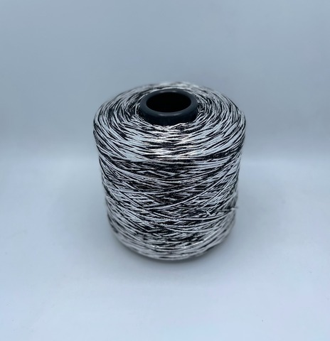 Luxury Production by Ri.Go (пр.Италия), art-Emporium, 340м/100гр, 90%Меринос,8%Полиэстер(фольга), 2%Полиамид , цвет-Черный+серебро(331/121) ,арт.32293