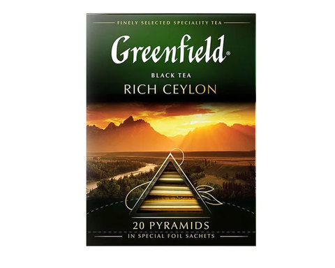 купить Чай черный в пирамидках Greenfield Rich Ceylon, 20 пак/уп