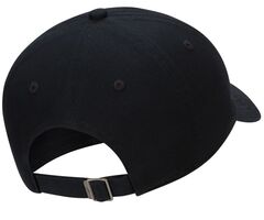 Теннисная кепка Nike Club Unstructured Futura Wash Cap - black/black