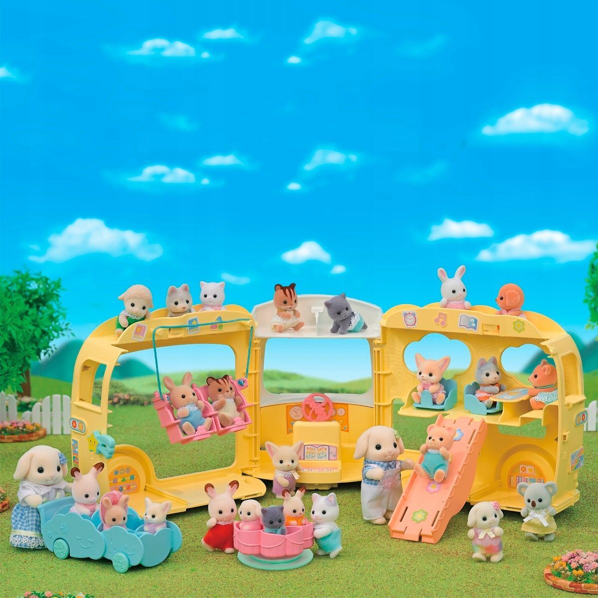 Игровой набор Sylvanian Families - Rainbow Fun Nursery Bus - Красочный  двухэтажный автобус - Сильвания Фэмили 5744 купить в Москве | Доставка по  России.