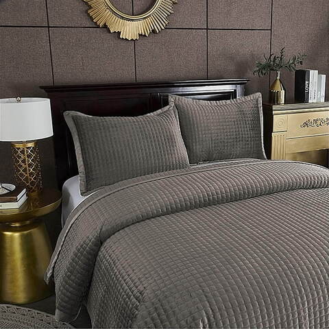 Покрывало 240х260 и 2 наволочки 50х70 Sofi De MarkO Лоретта бежевое