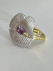 Канна (кольцо из серебра)