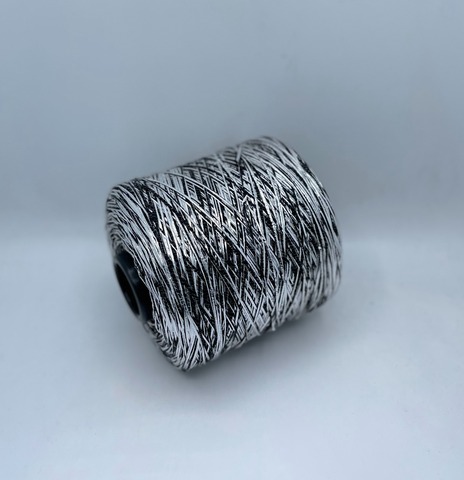 Luxury Production by Ri.Go (пр.Италия), art-Emporium, 340м/100гр, 90%Меринос,8%Полиэстер(фольга), 2%Полиамид , цвет-Черный+серебро(331/121) ,арт.32293