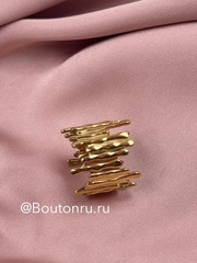 Кольцо золотистое 