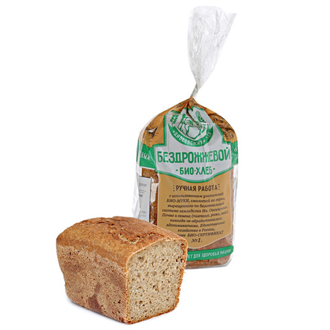 Хлеб Московский ржано-пшеничный бездрожжевой цельносмолотый  Каравай-СВ (хлеб и выпечка) 1кг