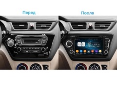 Магнитола Kia Rio 2011-2017 Android 10 4/64GB IPS DSP модель KD-8044PX6