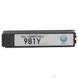 Совместимый струйный картридж G&G GG-L0R13A (981XXL / L0R13A) для HP PW 556dn, xn MFP586f, z, dn, 55650, 58650, 240 мл, голубой
