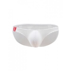 Мужские трусы из дышащей сетки белые (S)