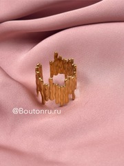 Кольцо золотистое 