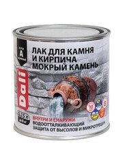 Лак для камня и кирпича Dali мокрый камень акриловый 0,75л Рогнеда