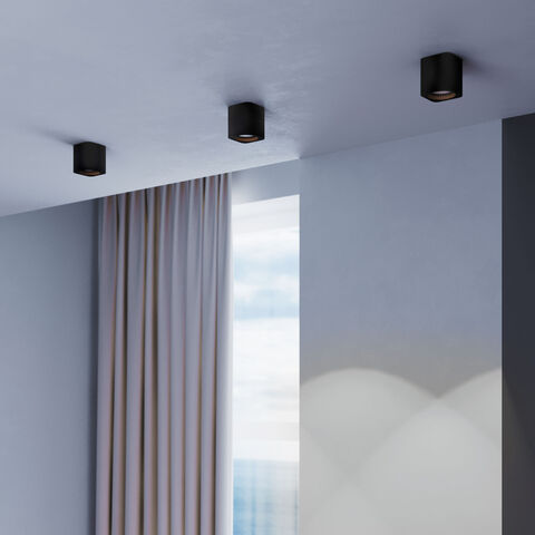 Накладной светодиодный светильник Elektrostandard Matrix 25051/LED 9W 4000К черный