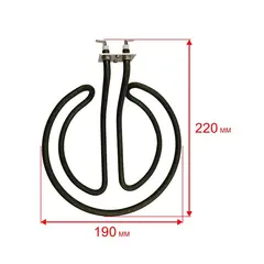 Термоэлемент QUATTRO ELEMENTI QE-3000 ET (ТЭН RK-04 1500W) (772-234-003A)