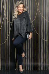 Блуза Лунная ночь (черная) Б11802 LT Collection