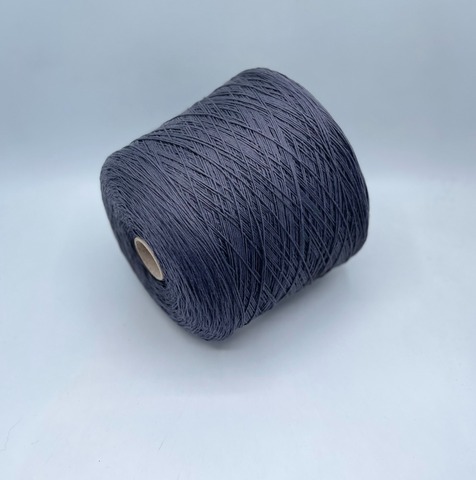 Бобинная пряжа (пр.Италия), art.Cotone, 350м/100 гр. 100%Хлопок, цвет-Темно-серый , арт.34748