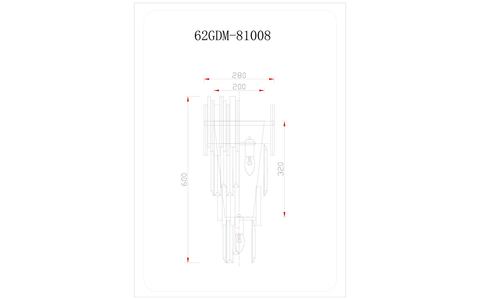 Бра настенное для спальни Vittoria M Garda Decor 62GDM-81008