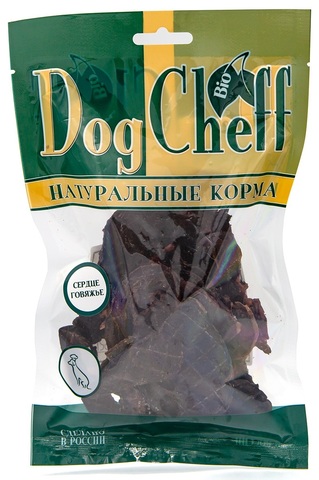 Dog Cheff лакомство для собак (сердце говяжье) 50г