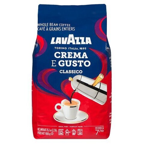 купить Кофе в зернах LavAzza Crema e Gusto, 1 кг (Лавацца)