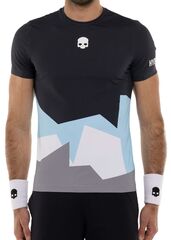 Теннисная футболка Hydrogen Mountains Tech T-shirt - blue navy/white/grey/light blue