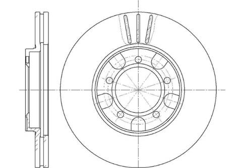 Диск тормозной вентилируемый G-brake  GR-02449