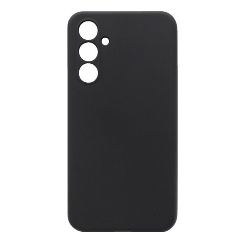 Силиконовый чехол Silicone Cover с защитой камеры для Samsung Galaxy A54 (Черный)