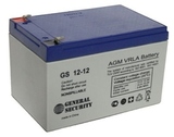 Аккумулятор General Security GS 12-12 ( GS12-12 ) ( 12V 12Ah / 12В 12Ач ) - фотография