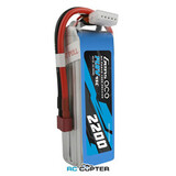АКБ Gens Ace 2200mAh 14.8V 45C 4S1P Lipo Deans (T-Plug)