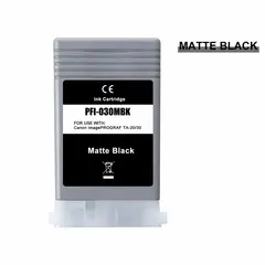 Картридж для Canon PFI-030MBK matte black (55ml)  imagePROGRAF TA-20/30 AQUAMARINE (Совместимый)