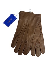 Перчатки. Мужские. Материал верха: Кожа оленя. Подклад: Трикотаж-шерсть. Наружний шов. 5 шт в упаковке.