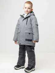 куртка  для мальчика  ВК 36105/2 ГР (104-122)